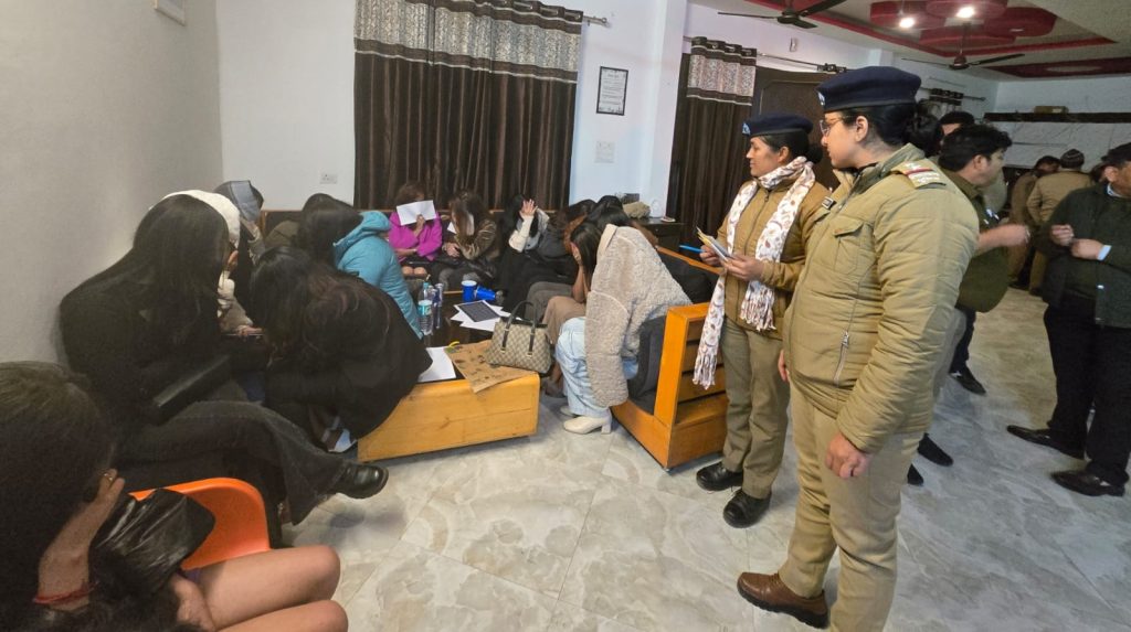 Doon Police caught 40 boys and 17 girls while having an illegal house party