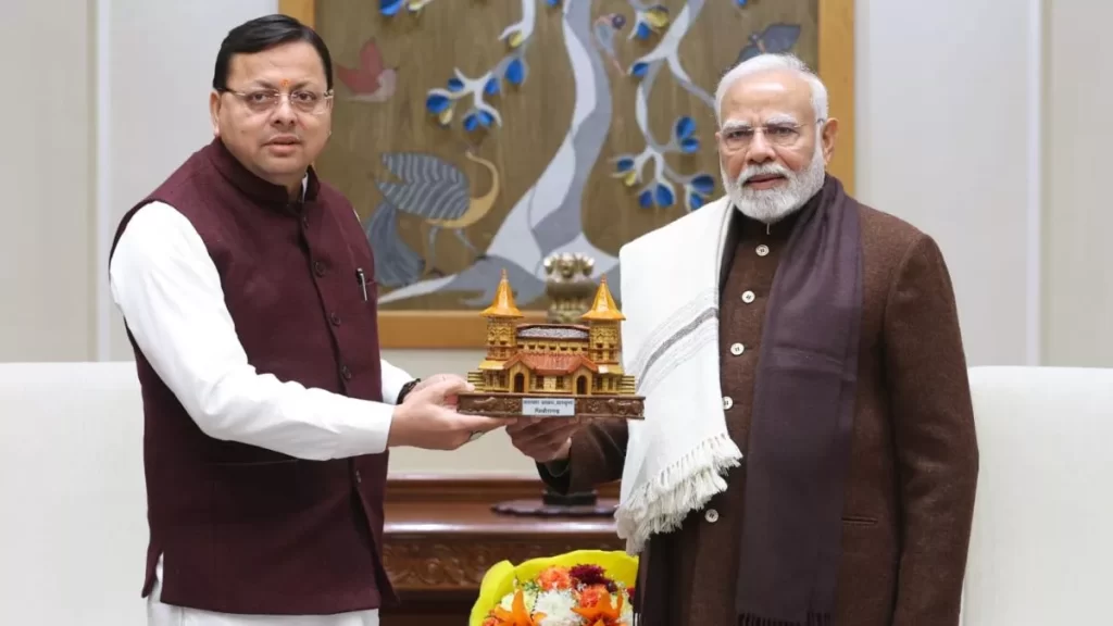 पुष्‍कर सि‍ंह धामी ने प्रधानमंत्री को उत्तराखंड में आयोजित होने वाले राष्ट्रीय खेलों के लिए किया आमंत्रित