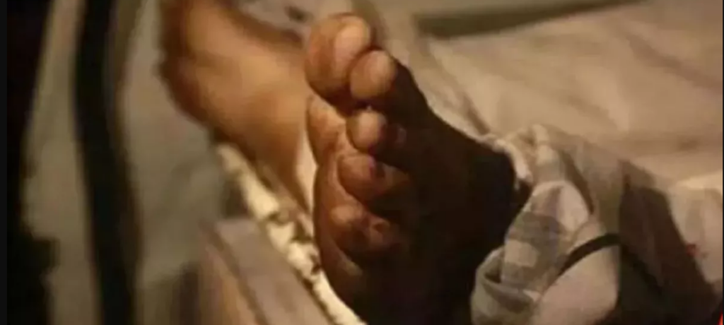 बैंच पर बैठे दो बुजुर्गों को टक्कर मार दी एक की मौत दूसरा घायल, चालक फरार पुलिस ने लिया वाहन कब्जे में