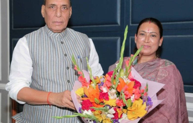 रेखा आर्या ने रक्षा मंत्री को दी ‘ऑपरेशन सिंदूर’ पर बधाई