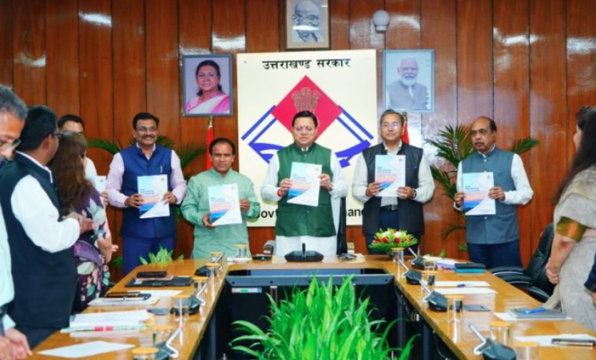 मुख्यमंत्री पुष्कर सिंह धामी की उपस्थिति में किये गये तीन महत्वपूर्ण समझौते
