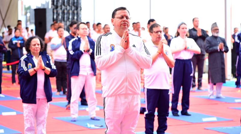 सीएम ने भराड़ीसैंण से दिया “हर घर योग, हर जन निरोग’’ का संदेश