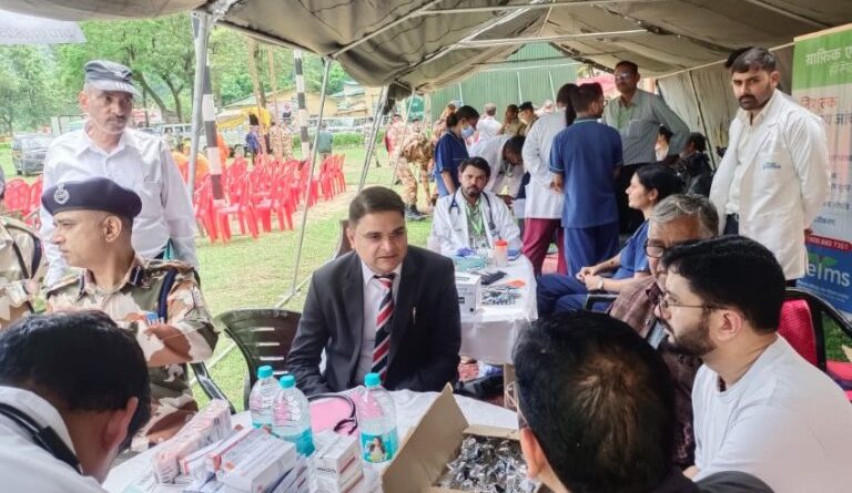 धराली-हर्षिल में चिकित्सा सेवाएं तेज, हर पीड़ित तक पहुंच रही मदद