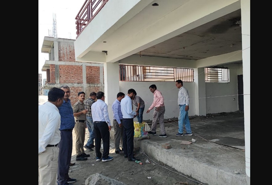 ऋषिकेश में एम.डी.डी.ए. की बड़ी कार्रवाई, आधा दर्जन से अधिक अवैध निर्माण सील