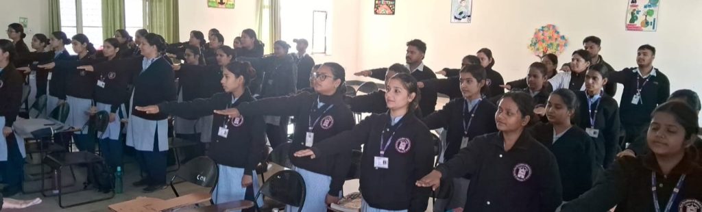 Students at SGRR University took oath to uphold constitutional values