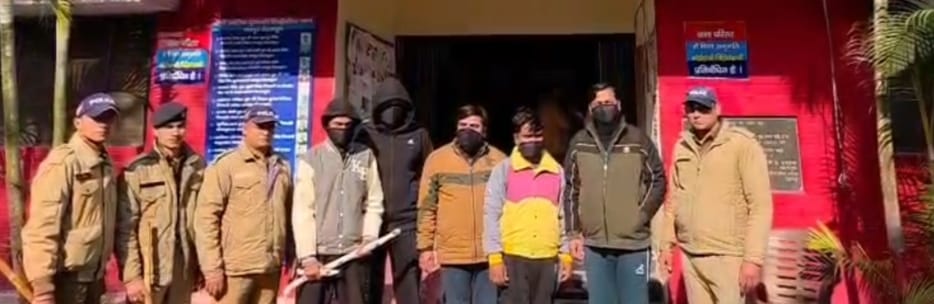 Dehradun police have arrested five accused who attacked a young man over a minor dispute